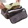 Lucy Travel Packing Cube Set Gold Leopard 9