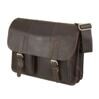 Messenger Business Bag in Hunter-Brown 4