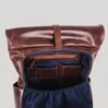 Rolltop Rucksack Nomad Braun/Blau 6