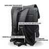 Original Backpack 90er, Schwarz 3