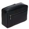 Roadster Leather Washbag L in Schwarz 3