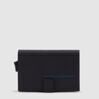 Urban - Double Compact Wallet in Schwarz/Blau 1