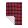 Flannel Sherpa Blanket Buffalo Plaid 1