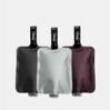 FlatPak - Toiletry Bottles, Charcoal / Arctic / Garnet 1