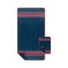 Travel Towel Set Deep Water Stripe 1