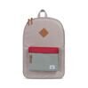 Heritage - Rucksack in Light Khaki Crosshatch / Shadow / Brick Red &amp; Tan 1