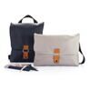 Pure - Cotton Messenger Bag in Grey 4