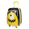 For Kids Kinderkoffer Monster Schwarz Gelb 1