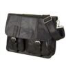 Messenger Business Bag in Washed-Black 7