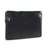 Leder Laptop Sleeve 13&quot; in Schwarz 1