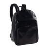 Leder City-Rucksack in Schwarz 1