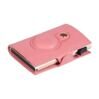 Furbo RFID-Kartenhalter aus Leder mit Banknotenfach und AirTag-Etui in Pink 1